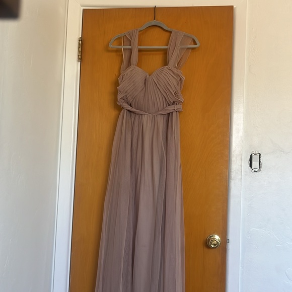 Birdy Grey Sandy Taupe Bridesmaid Dress - Picture 5 of 6